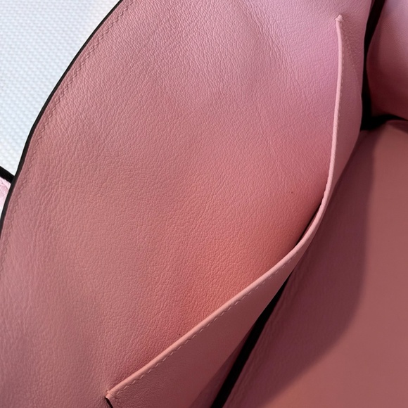 HERMES BIRKIN Beige Pink Leather Handbag Silver Hardware - Picture 12 of 16